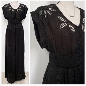 Black Maxi Summer Dress M